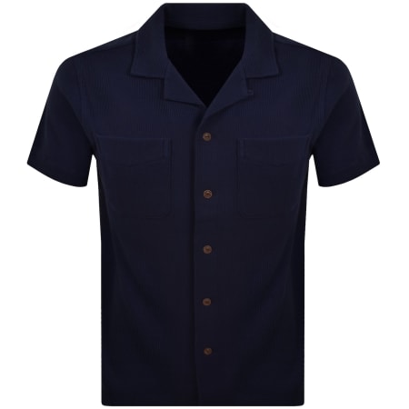 Ralph Lauren Short Sleeve Knit Shirt Navy | Mainline Menswear us